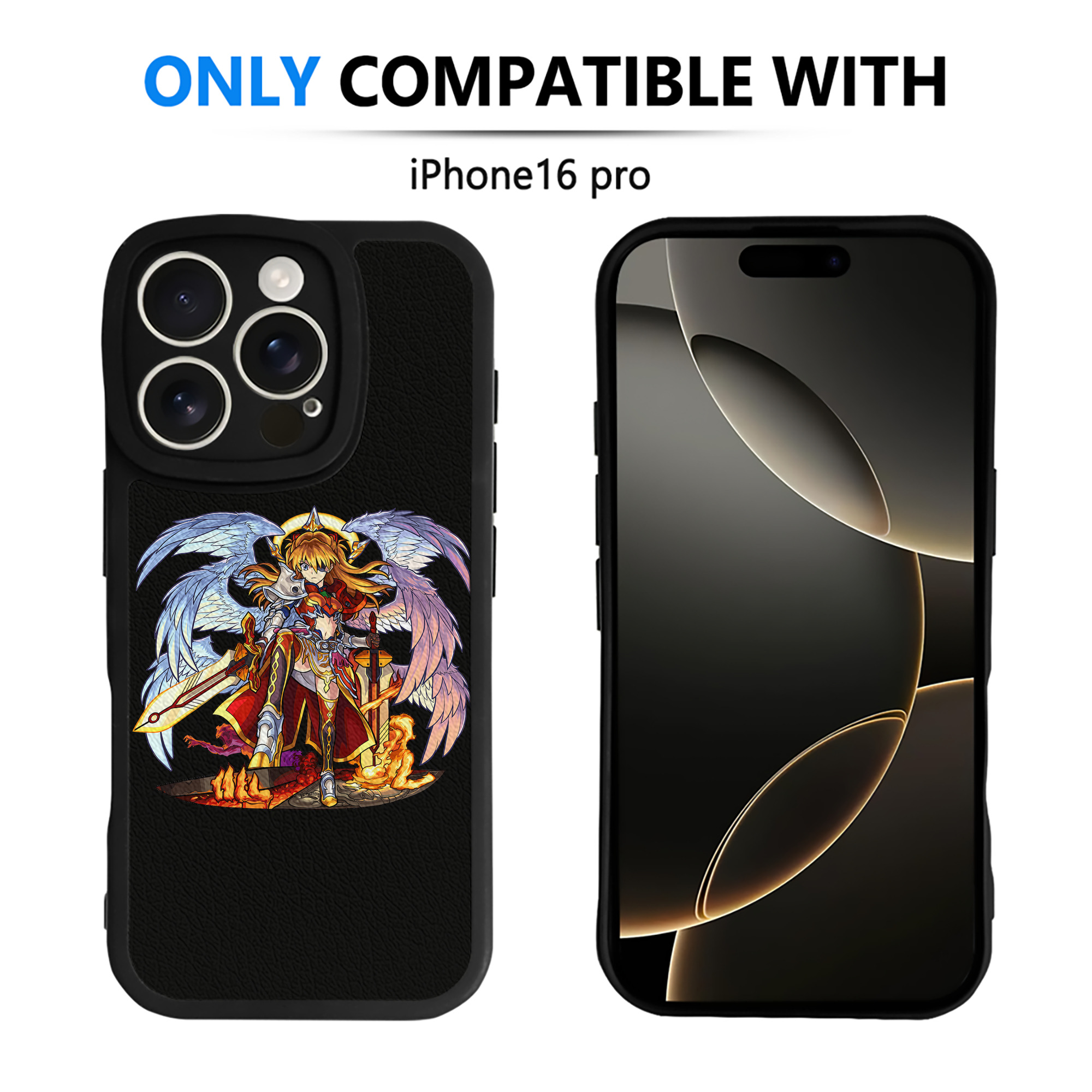 （画像用） EVA 新世紀エヴァンゲリオン 【iPhone 16シリーズ対応】シリコンスマホケース（レザー調） 材質：シリコン